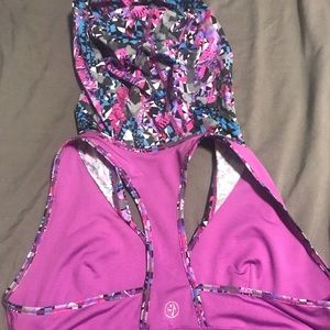 Zumba sports bra with hood -XL